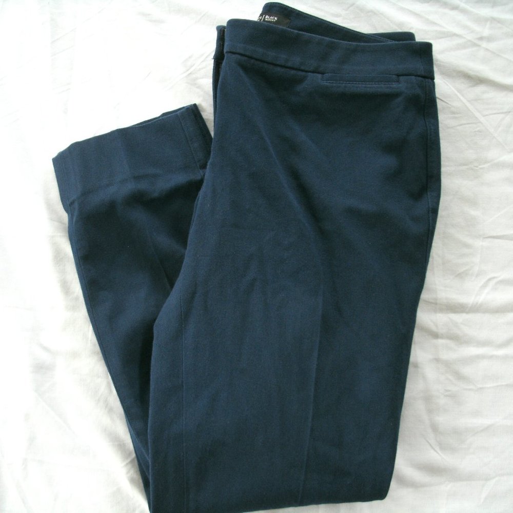 WHBM Pants Skimmer Navy Ankle White House Black Market Size 2